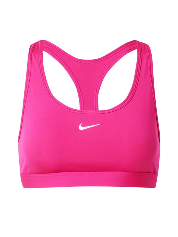 NIKE NIKE Спортен сутиен  розово / бяло