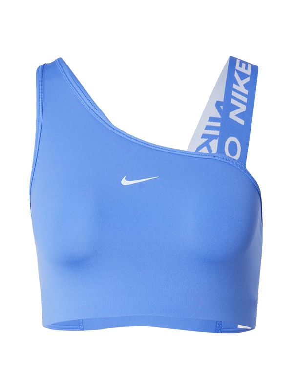 NIKE NIKE Спортен сутиен  синьо / бяло