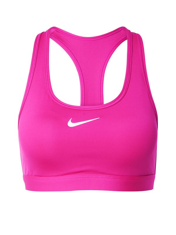 NIKE NIKE Спортен сутиен 'Swoosh'  фуксия / бяло