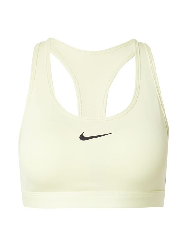 NIKE NIKE Спортен сутиен 'SWOOSH'  светлозелено / черно