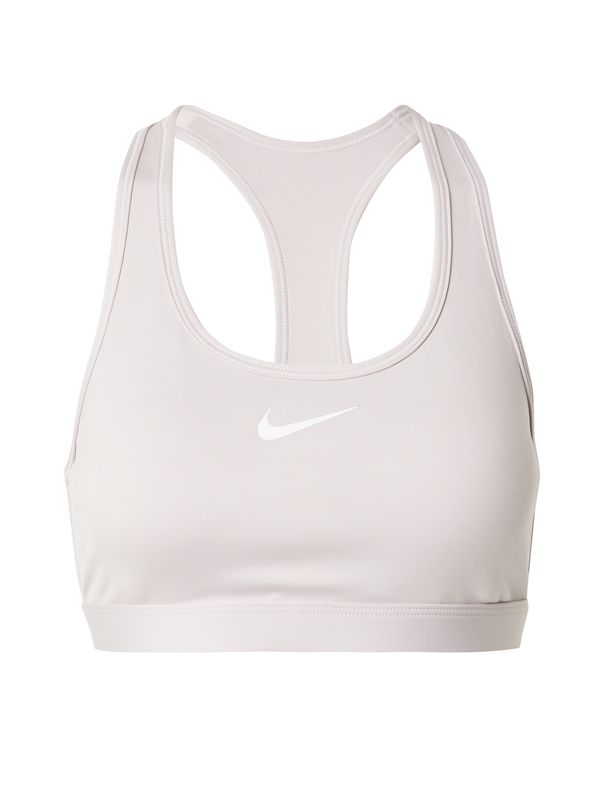 NIKE NIKE Спортен сутиен 'SWOOSH'  виолетов / бяло