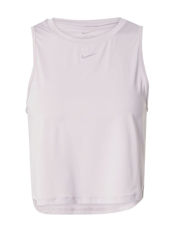 NIKE NIKE Спортен топ 'ONE CLASSIC'  сиво / пастелнолилаво