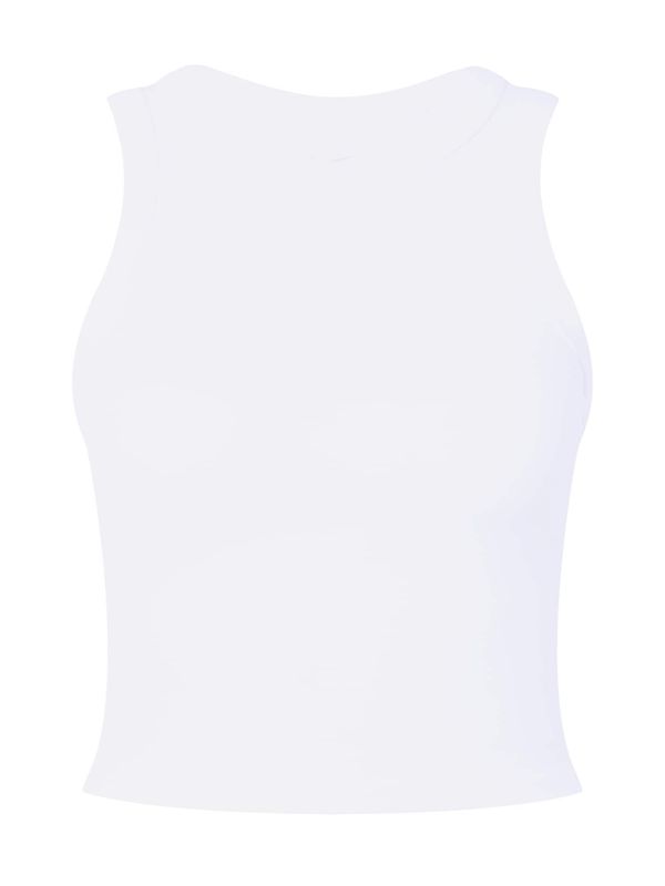 NIKE NIKE Спортен топ 'ONE'  светлосиво / бяло
