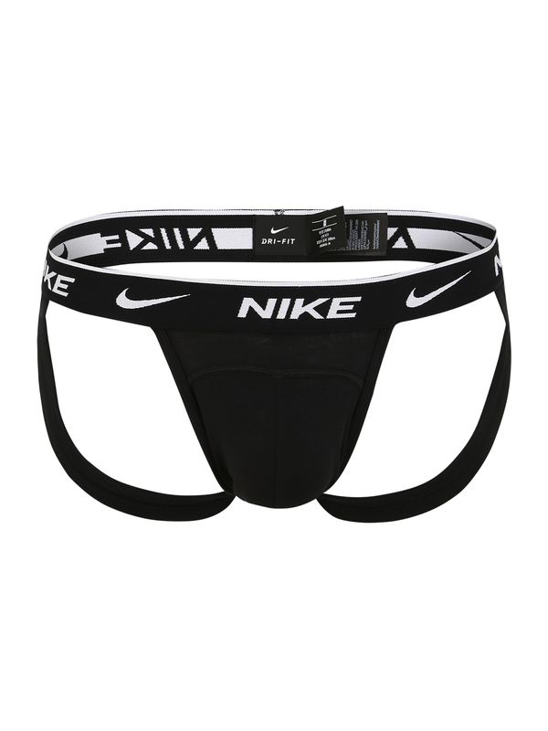 NIKE NIKE Спортни боксерки 'Jock'  черно / бяло