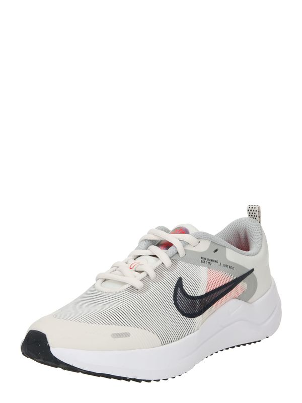NIKE NIKE Спортни обувки 'Downshifter 12'  сиво / червено / черно
