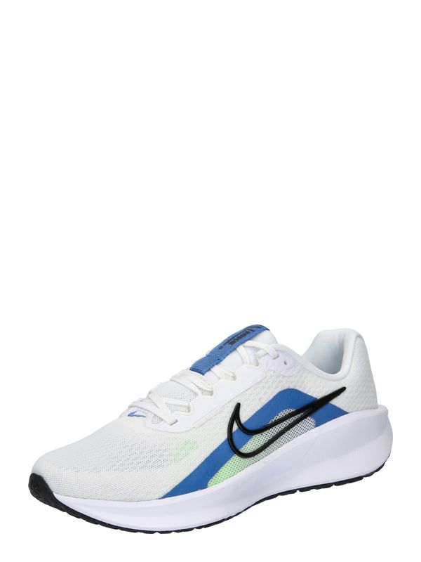 NIKE NIKE Спортни обувки 'Downshifter 13'  синьо / светлозелено / черно / бяло