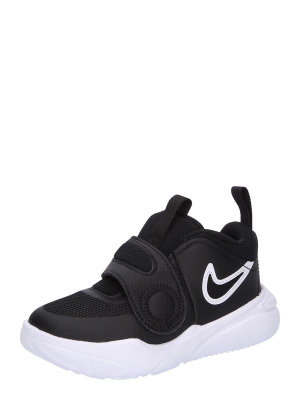 NIKE NIKE Спортни обувки 'Team Hustle 11'  черно / бяло