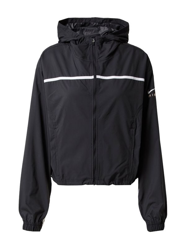 NIKE NIKE Спортно яке  черно / бяло