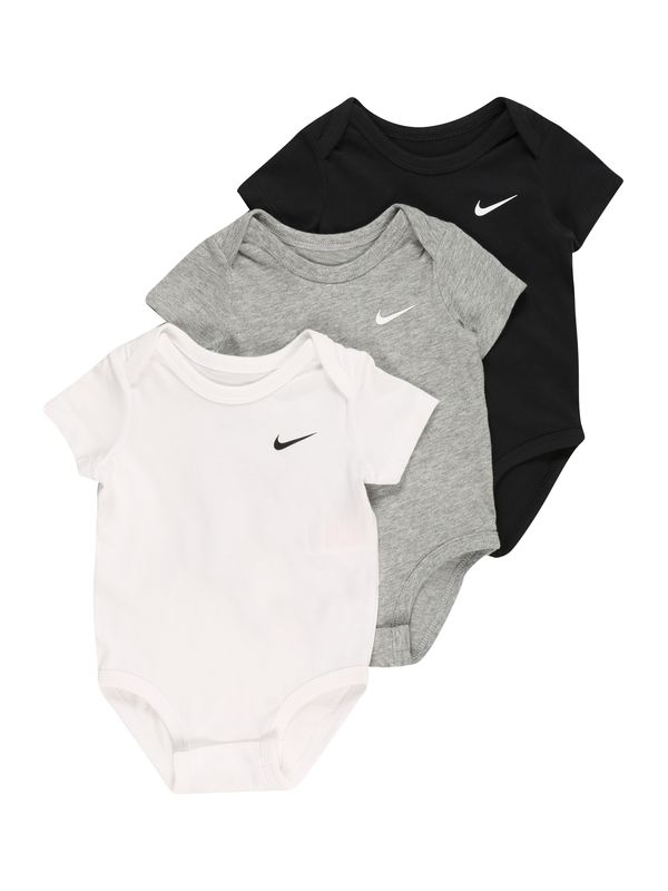 Nike Sportswear Nike Sportswear Бебешки гащеризони/боди  сив меланж / черно / бяло
