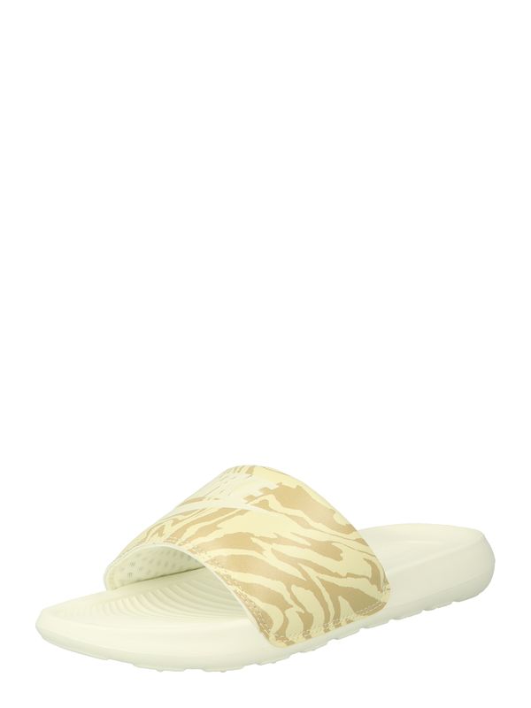 Nike Sportswear Nike Sportswear Чехли 'VICTORI ONE SLIDE PRINT'  кафяво / бял памук