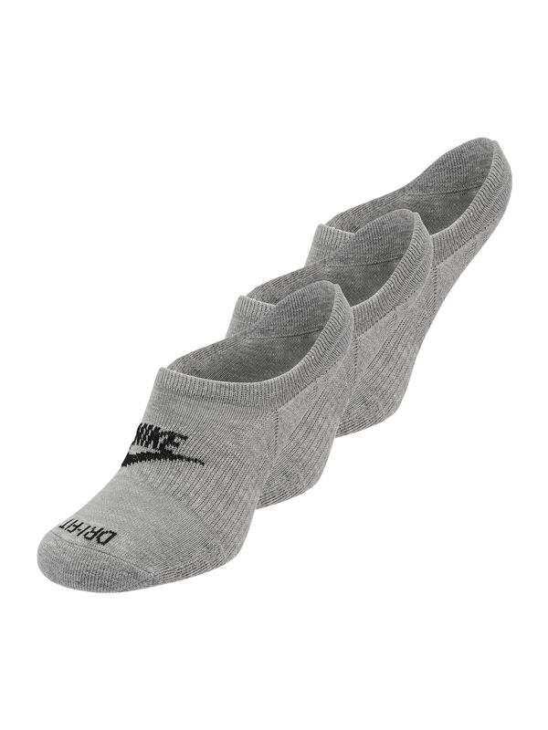 Nike Sportswear Nike Sportswear Дамски чорапи тип терлици  сиво / черно