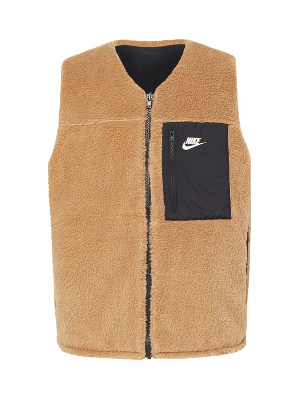 Nike Sportswear Nike Sportswear Елек  капучино / черно / бяло