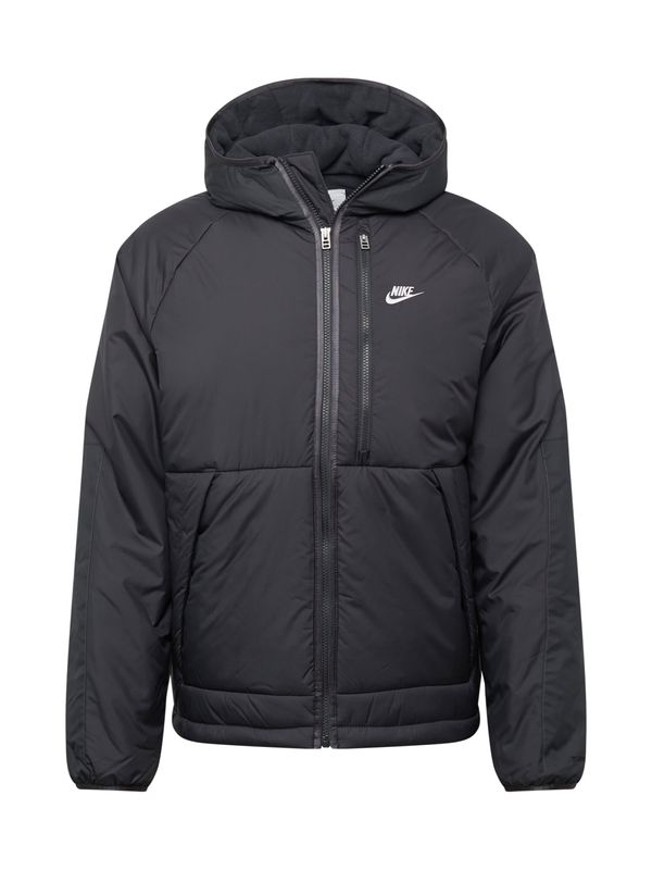 Nike Sportswear Nike Sportswear Функционално яке  антрацитно черно / бяло
