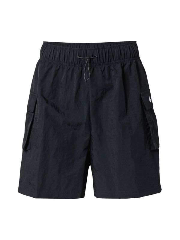 Nike Sportswear Nike Sportswear Карго панталон  черно / бяло