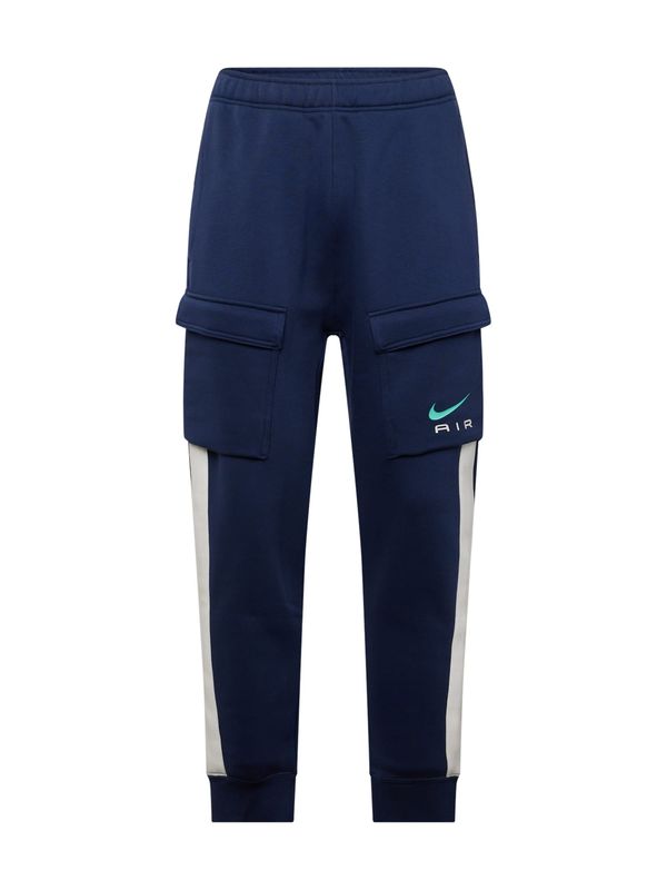 Nike Sportswear Nike Sportswear Карго панталон  нейви синьо / светлосиньо / бяло