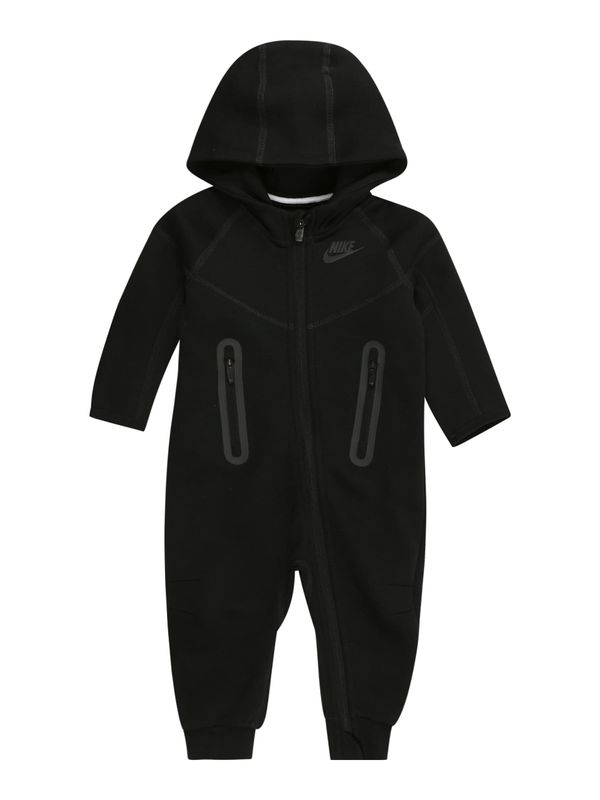 Nike Sportswear Nike Sportswear Комбинезон 'TECH FLEECE'  сиво / черно