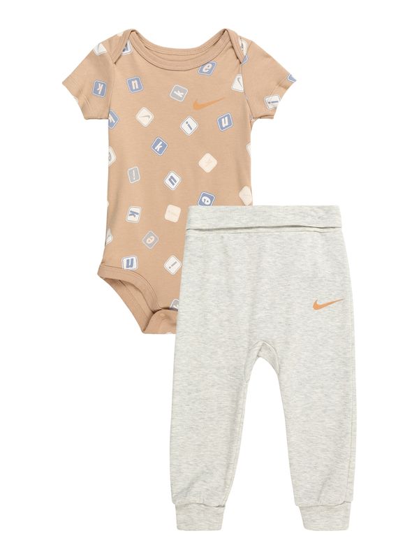 Nike Sportswear Nike Sportswear Комплект  синьо / кафяво / сив меланж / мръсно бяло