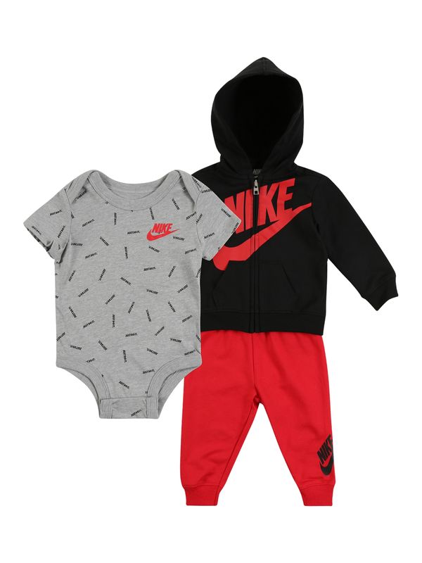 Nike Sportswear Nike Sportswear Комплект  сиво / червено / черно