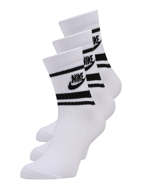 Nike Sportswear Nike Sportswear Къси чорапи  черно / бяло