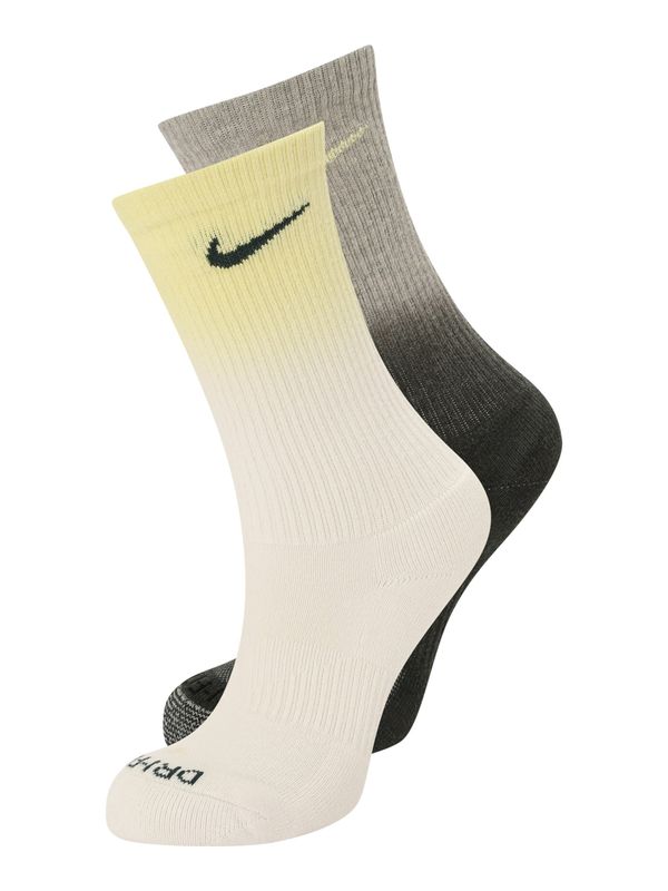 Nike Sportswear Nike Sportswear Къси чорапи 'Everyday Plus'  кремаво / жълто / зелено