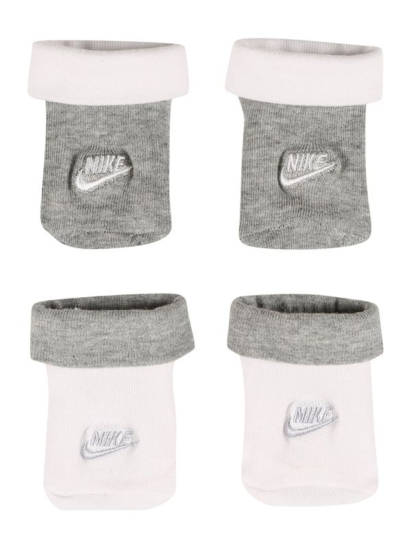 Nike Sportswear Nike Sportswear Къси чорапи 'FUTURA'  сив меланж / бяло