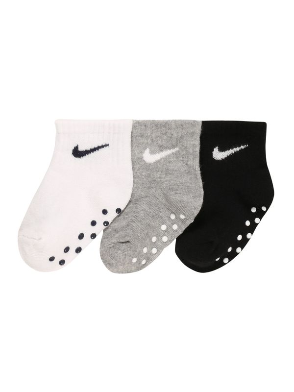 Nike Sportswear Nike Sportswear Къси чорапи  сив меланж / черно / бяло