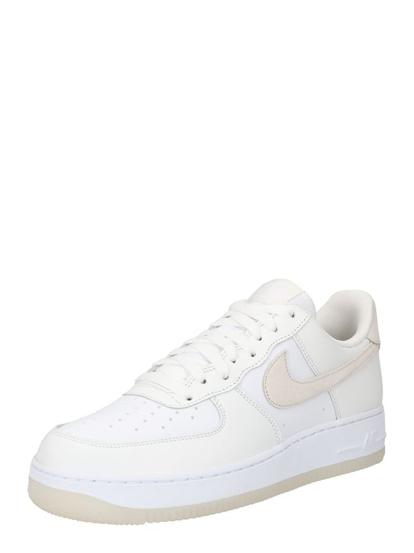 Nike Sportswear Nike Sportswear Ниски маратонки 'Air Force 1'  светлобежово / бяло
