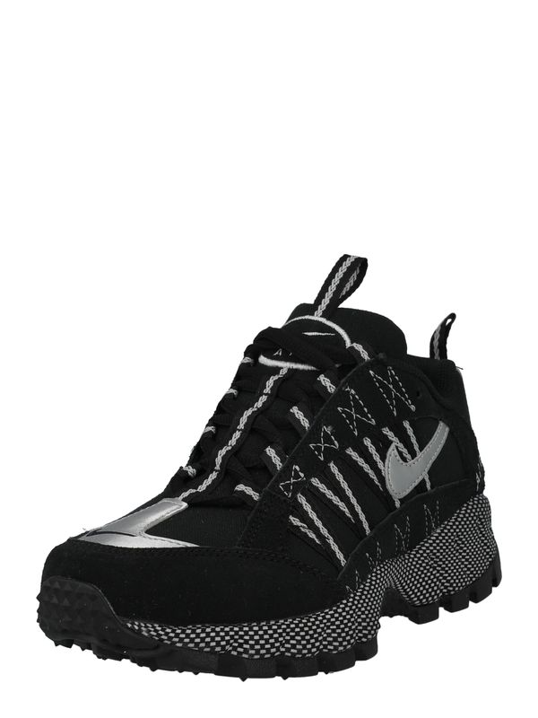 Nike Sportswear Nike Sportswear Ниски маратонки 'AIR HUMARA'  черно / сребърно / бяло