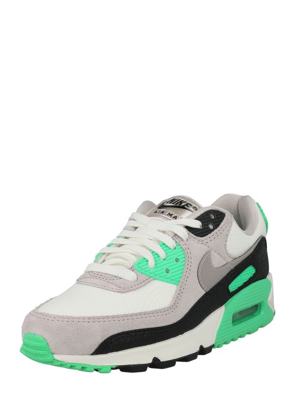 Nike Sportswear Nike Sportswear Ниски маратонки 'AIR MAX 90'  лайм / бледоморав / черно / бяло