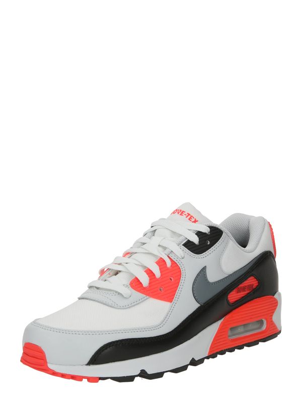 Nike Sportswear Nike Sportswear Ниски маратонки 'AIR MAX 90'  сиво / светлосиво / черно / бяло