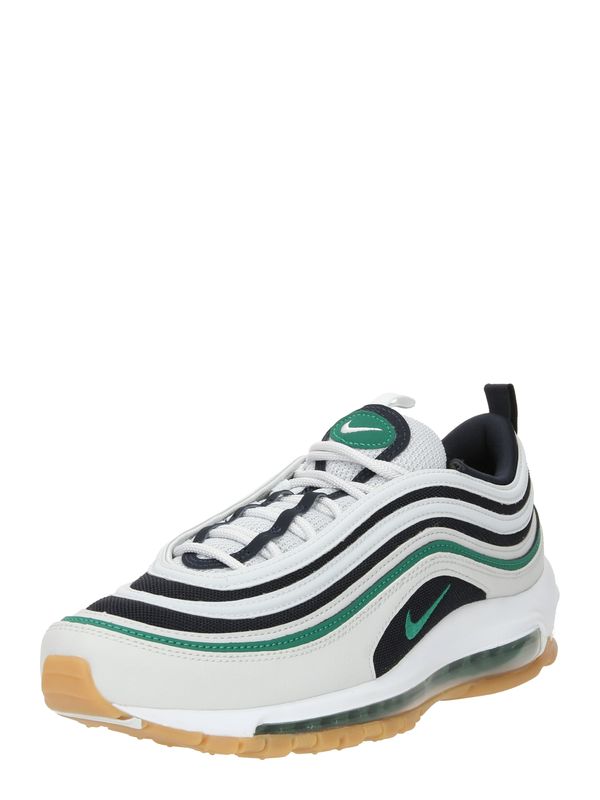 Nike Sportswear Nike Sportswear Ниски маратонки 'Air Max 97'  светлосиво / тъмнозелено / черно