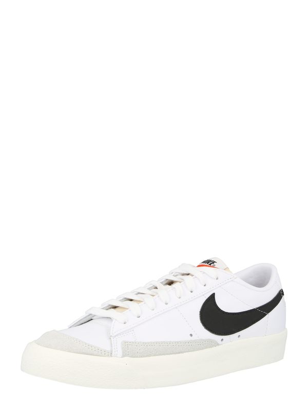 Nike Sportswear Nike Sportswear Ниски маратонки 'BLAZER LOW 77 VNTG'  светлосиво / черно / бяло