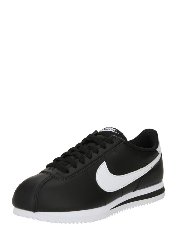 Nike Sportswear Nike Sportswear Ниски маратонки 'Cortez'  черно / бяло