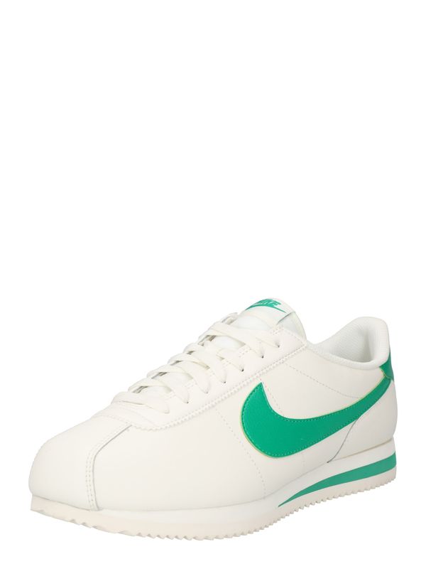 Nike Sportswear Nike Sportswear Ниски маратонки 'Cortez'  смарагдово зелено / мръсно бяло