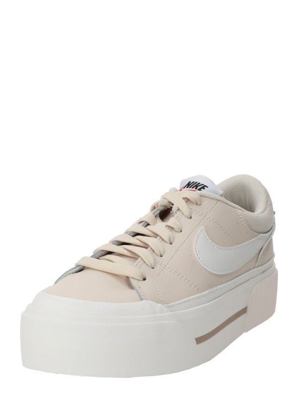 Nike Sportswear Nike Sportswear Ниски маратонки 'Court Legacy Lift'  бежово / бяло