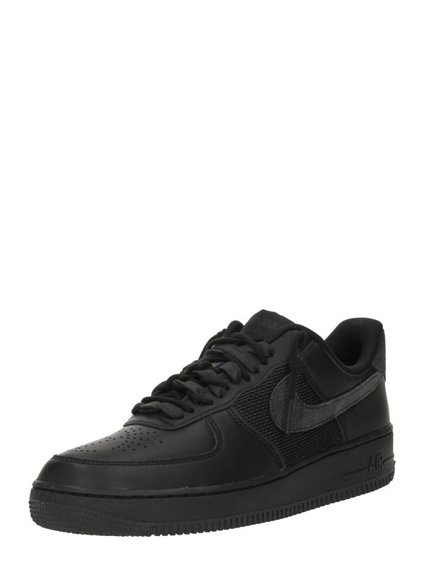 Nike Sportswear Nike Sportswear Ниски маратонки 'Nike Air Force 1 x Slam Jam'  черно