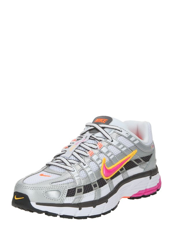 Nike Sportswear Nike Sportswear Ниски маратонки 'Nike P-6000'  жълто / неоново оранжево / черно / бяло