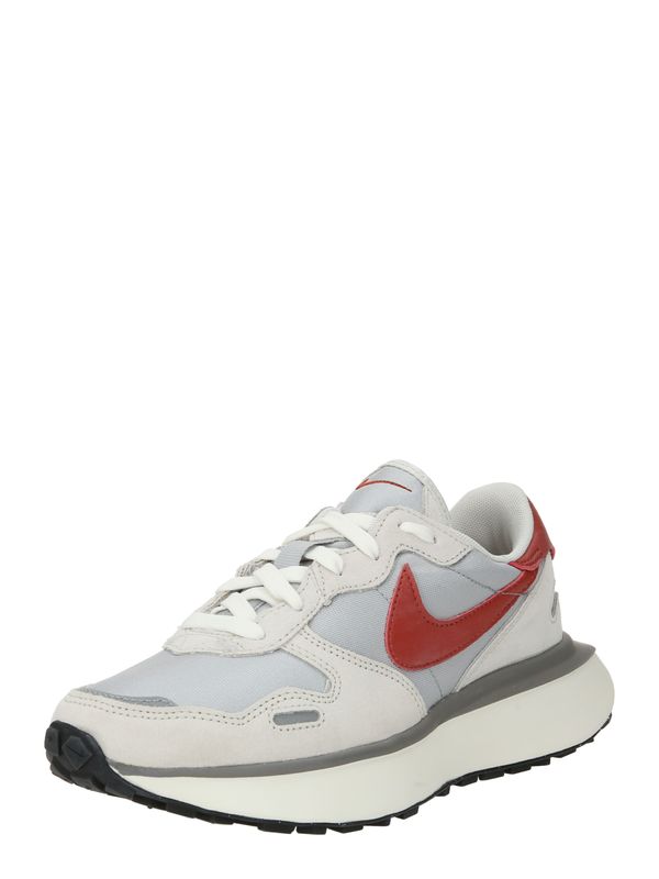 Nike Sportswear Nike Sportswear Ниски маратонки 'PHOENIX WAFFLE'  кремаво / светлосиво / тъмнооранжево