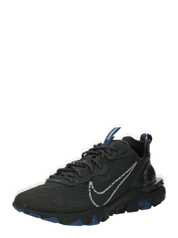 Nike Sportswear Nike Sportswear Ниски маратонки 'REACT VISION'  синьо / антрацитно черно / мръсно бяло
