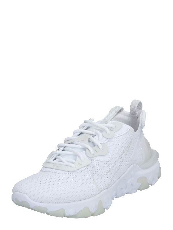 Nike Sportswear Nike Sportswear Ниски маратонки 'React Vision'  сиво / бяло