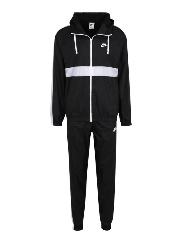 Nike Sportswear Nike Sportswear Облекло за бягане  черно / бяло