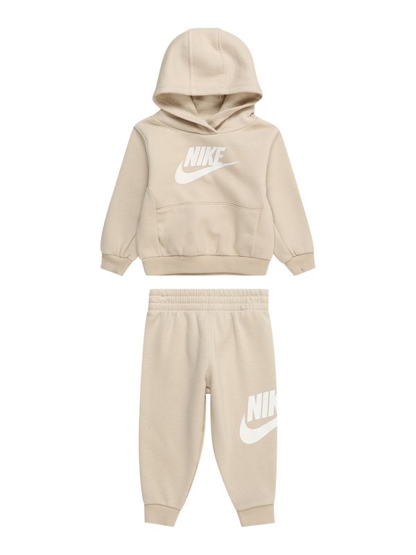 Nike Sportswear Nike Sportswear Облекло за бягане 'CLUB FLEECE'  бежово / бяло