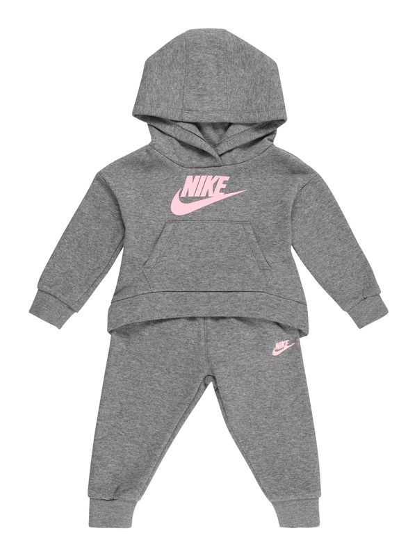 Nike Sportswear Nike Sportswear Облекло за бягане  сив меланж / бледорозово