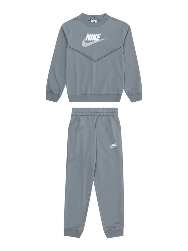 Nike Sportswear Nike Sportswear Облекло за бягане  сиво / светлосиво / бяло