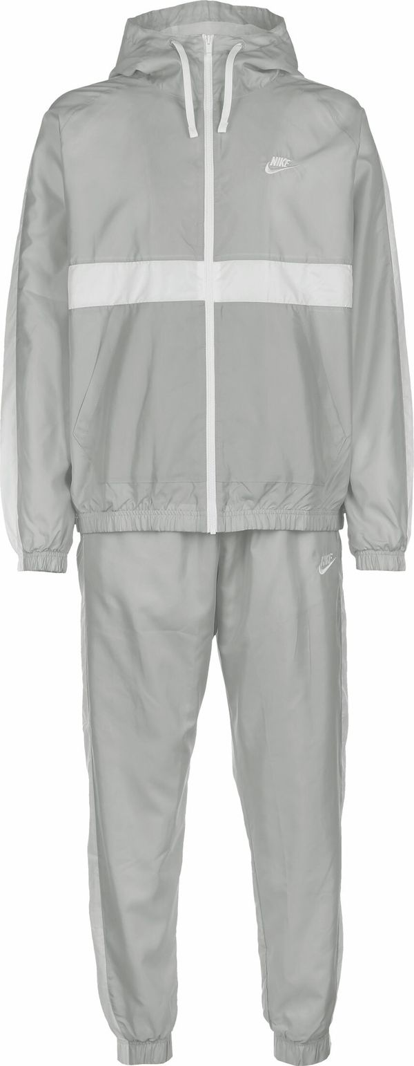 Nike Sportswear Nike Sportswear Облекло за бягане  светлосиво / бяло