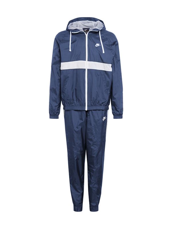 Nike Sportswear Nike Sportswear Облекло за бягане  тъмносиньо / бяло