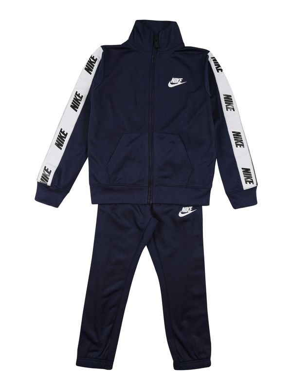 Nike Sportswear Nike Sportswear Облекло за бягане  тъмносиньо / бяло