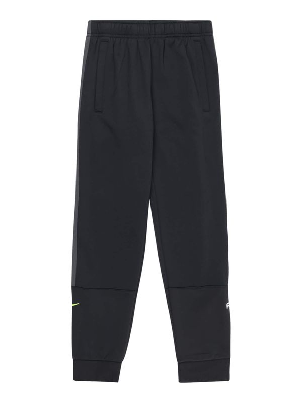 Nike Sportswear Nike Sportswear Панталон 'AIR'  неоново зелено / черно / бяло