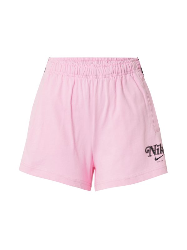 Nike Sportswear Nike Sportswear Панталон  бледорозово / черно