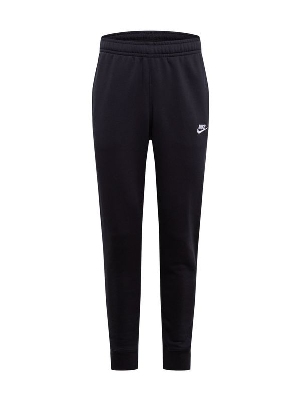 Nike Sportswear Nike Sportswear Панталон 'Club Fleece'  черно / бяло